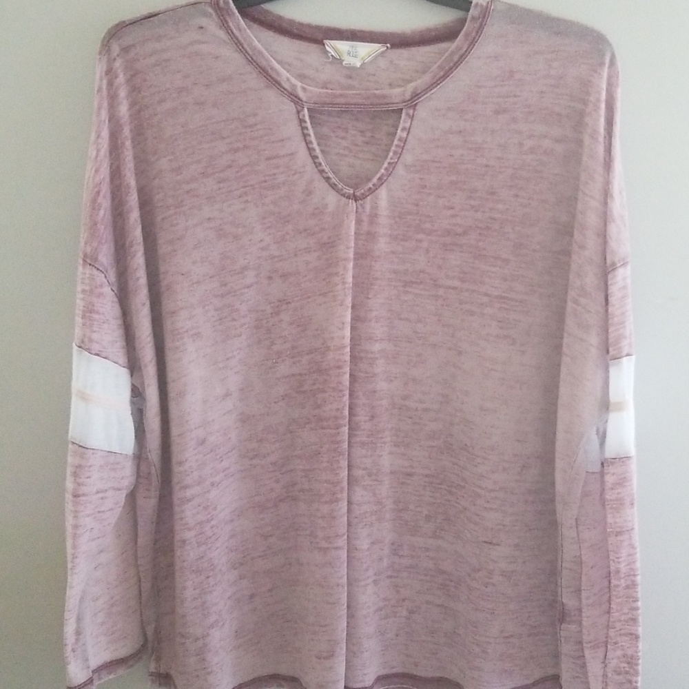 Pink Rose 3/4 sleeve Layering shirt